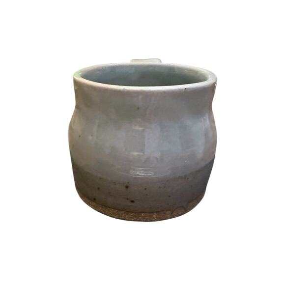 Studio Art Pottery Coffee Mug Misty Fog Glaze Signed Hand Thrown Stoneware - Picture 2 of 6